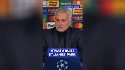 Mourinho MOCKS Newcastle atmosphere