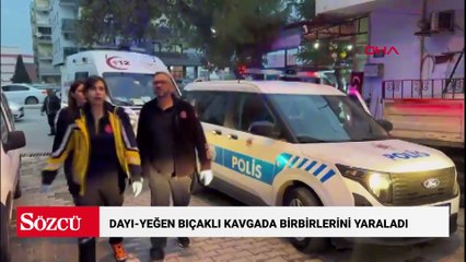 Manisa’da dayı-yeğen bıçaklı kavgada birbirlerini yaraladı