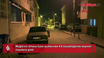 AFAD sıcak gelişmeyi duyurdu! Muğla'da 4.5 büyüklüğünde deprem