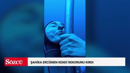Şahika Ercümen kendi rekorunu kırdı