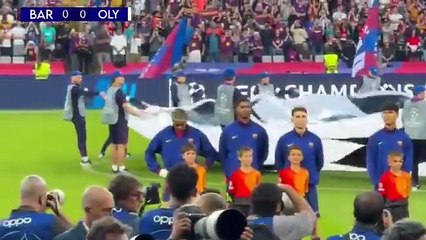 Barcelona vs Olympiacos 21 Highlights  All Goals  Champions League  Fermín López Goal