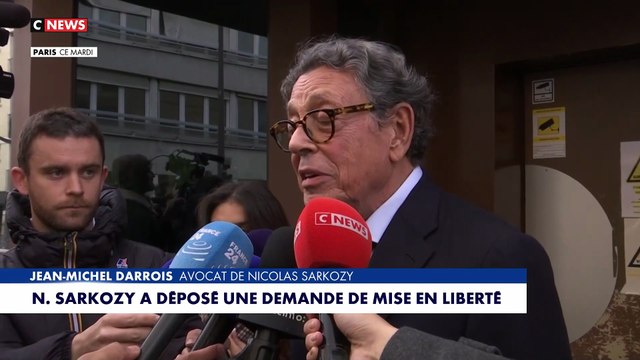 L'ancien président Nicolas Sarkozy a déposé une demande de mise en liberté dès le premier jour de son incarcération