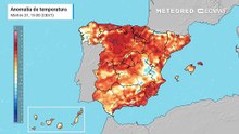 Descenso térmico y cambio de tiempo en gran parte de España