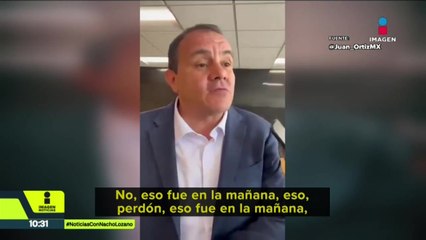El diputado Cuauhtémoc Blanco explicó la sesión donde supuestamente estaba jugando pádel