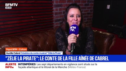 SIGNÉ BFM - "Zélie la pirate", le conte musical écrit et composé par Aurélie Cabrel adapté pour la scène et joué au Grand Point-Virgule à Paris