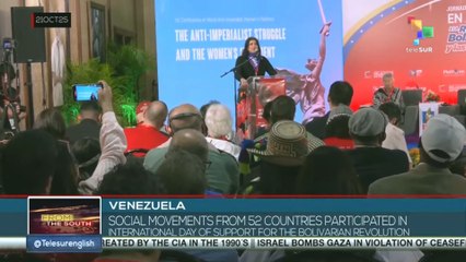 VENEZUELA l Social movements from 52 countries on support for the Bolivarian revolution
