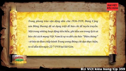359 Đại Việt kiêu hùng - Cuộc khởi nghĩa Bắc Sơn