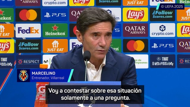 Marcelino, sobre la cancelación del partido en Miami: Me parece una falta de respeto al Villarreal y a su afición