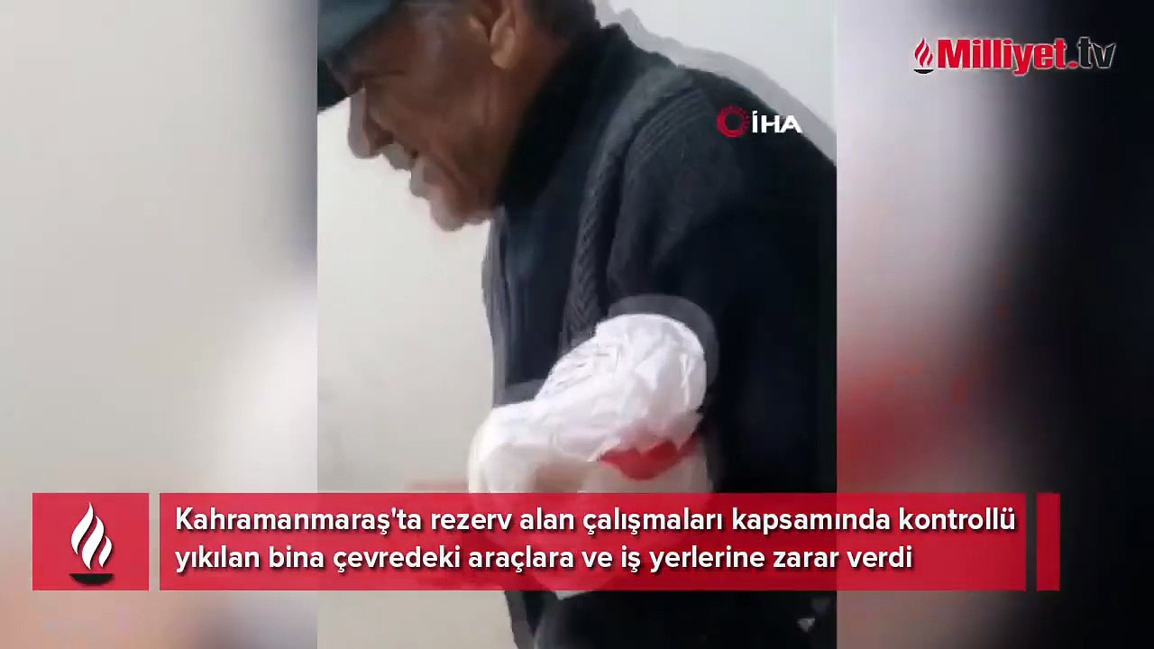 Kontrollü yıkım kontrolsüz yıkıma dönüştü! Kahramanmaraş'ta...