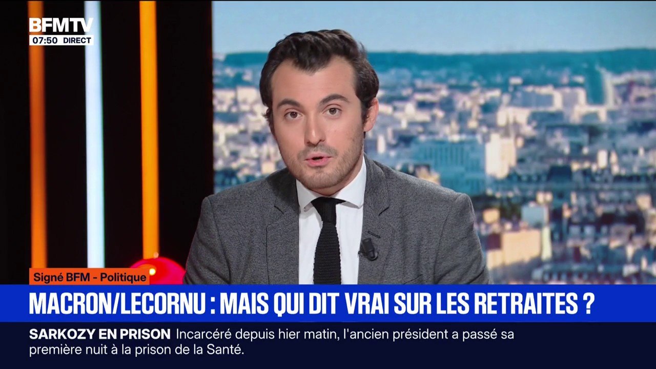 SIGNÉ BFM - Emmanuel Macron ou Sébastien Lecornu: qui dit vrai sur les retraites?