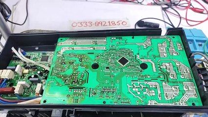 Dc inverter ac no error code compressor chal kay band ho jata hai inverter ac pcb Repairing Course #542