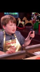 Young Chef Cooks Judges With Knife  🍨 #masterchef