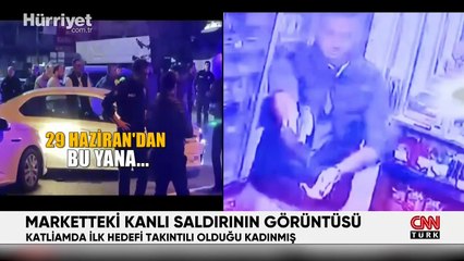 Balıkesir Edremit canisi! Marketteki kanlı saldırının görüntüsü