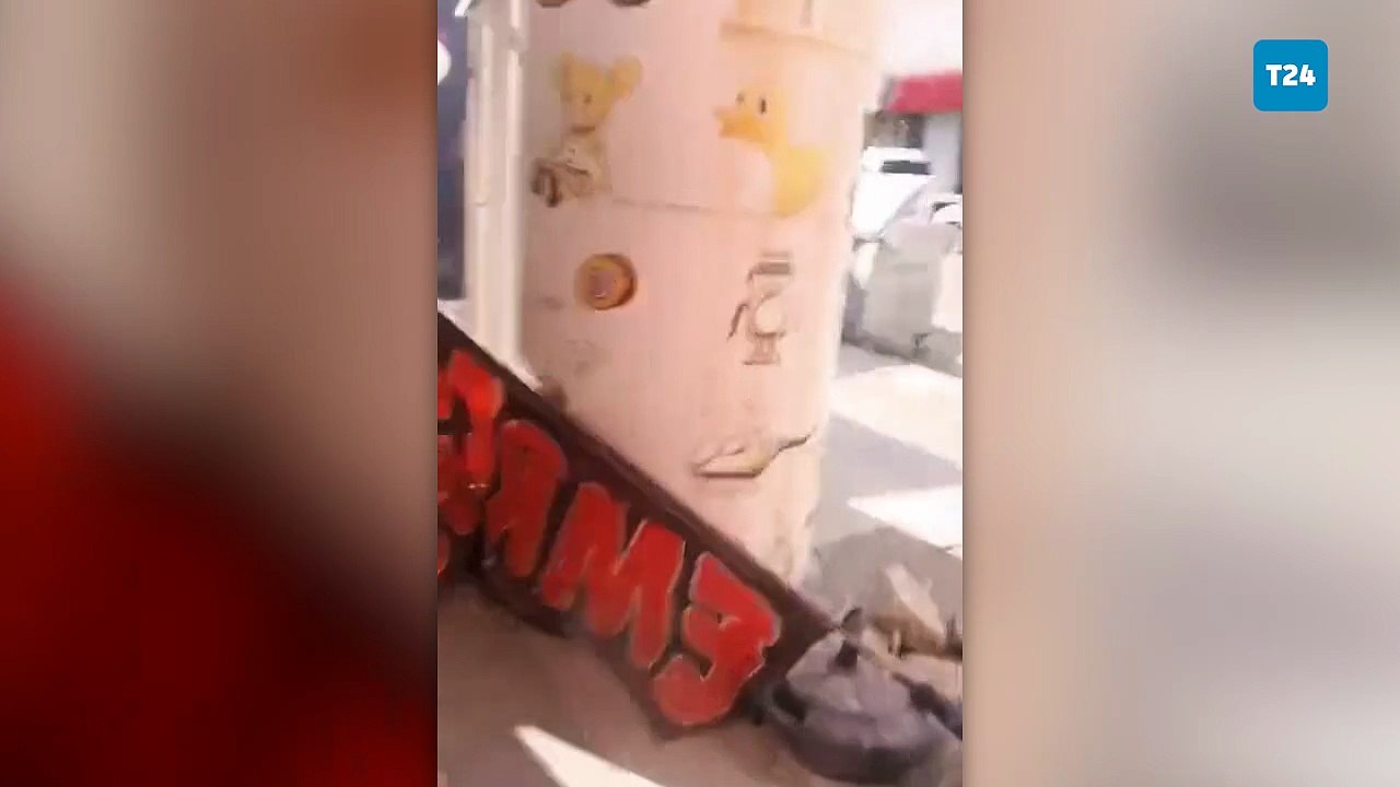 Kahramanmaraş'ta, kontrolsüz yıkım sırasında faciadan kıl payı dönüldü