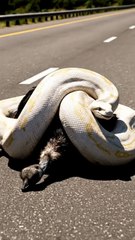 gaint python attacking on ostrich #shorts #trending #shortsfeed #viralshort