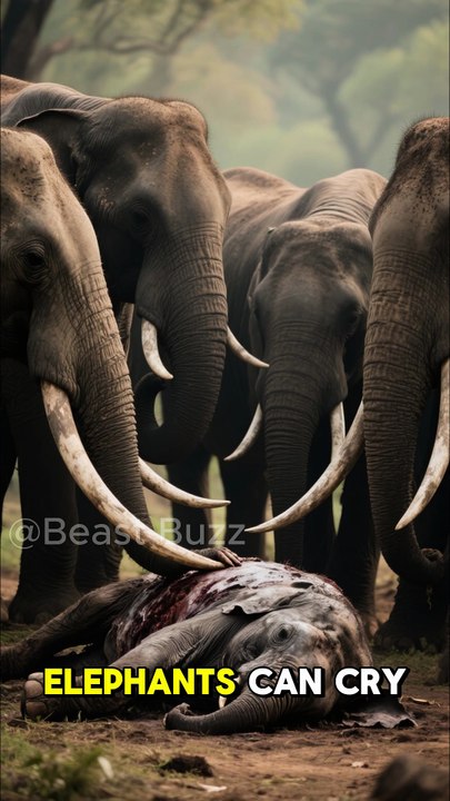Elephants Cry When They Mourn!