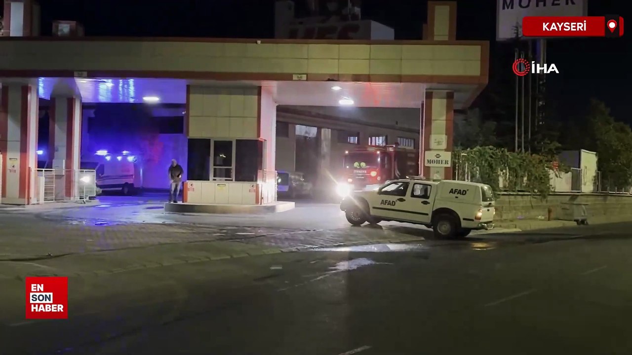 Kayseri'de toz ve sıvı deterjan fabrikasında kimyasal alarmı