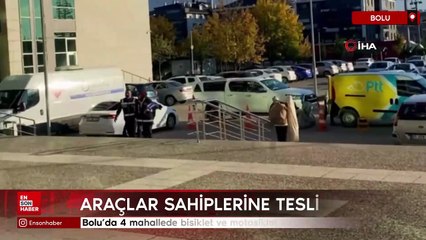 Bolu’da 4 mahallede bisiklet ve motosiklet hırsızlığı
