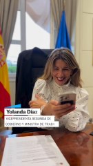 INACTIVO: Este es el vídeo publicado por Yolanda Díaz tras el lapsus en el Senado