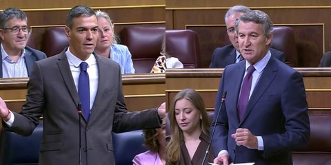 Feijóo, a la yugular de Sánchez: "Usted es el presidente de la corrupción"