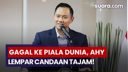 Gagal ke Piala Dunia, AHY Lempar Candaan Soal Menpora dan Ketua PSSI