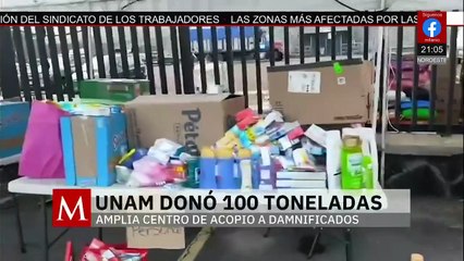UNAM apoya a Veracruz con envío de 100 toneladas de ayuda humanitaria