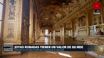 Robo en el Museo del Louvre en París involucra joyas por 102 millones de dólares