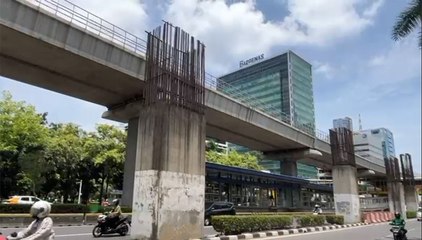 Tiang Monorel Mangkrak Rasuna Said Dibongkar Tahun Depan