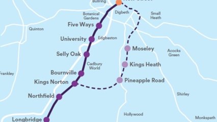 After eighty years, trains return to south Birmingham