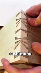 Japanese technique to make homes wooden Asmr video