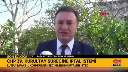 CHP 39. kurultay sürecine iptal istemi