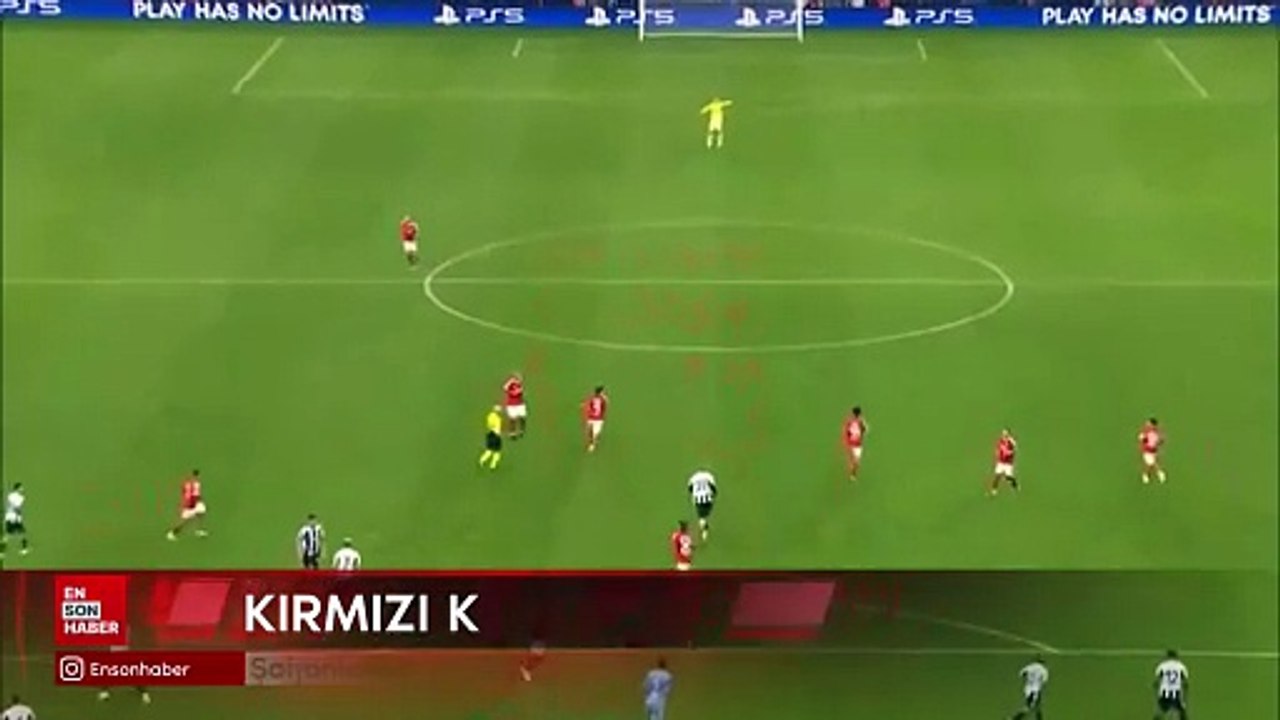 Şampiyonlar Ligi'nde kalecinin yaptığı asist maça damga vurdu