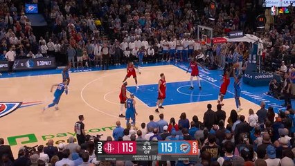 Thunder - KD demande un temps mort que les Rockets n'ont pas !