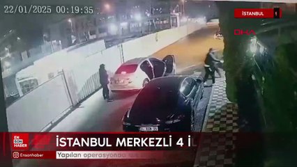 İstanbul merkezli 4 ilde suç örgütü operasyonu