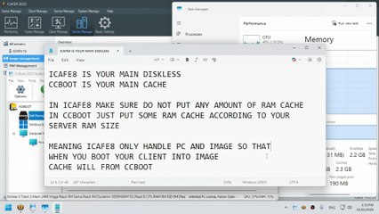 ICAFE8 DISKLESS + CCBOOT AS CACHE COMBINATION WITH NO GAMEDISK ON CLIENT ERROR FIX (CCBOOT+ICAFE8) [ICAFE8 NO GAMEDISK SOLUTION]