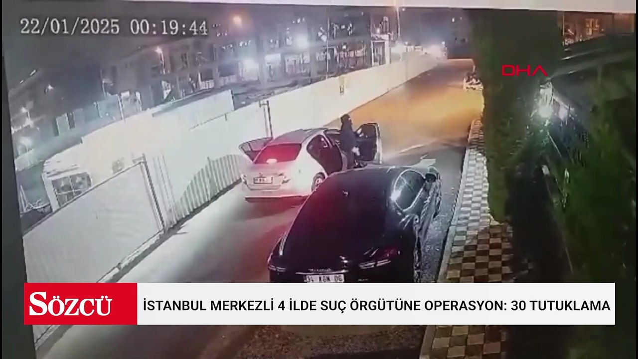 İstanbul merkezli 4 ilde suç örgütüne operasyon: 30 tutuklama