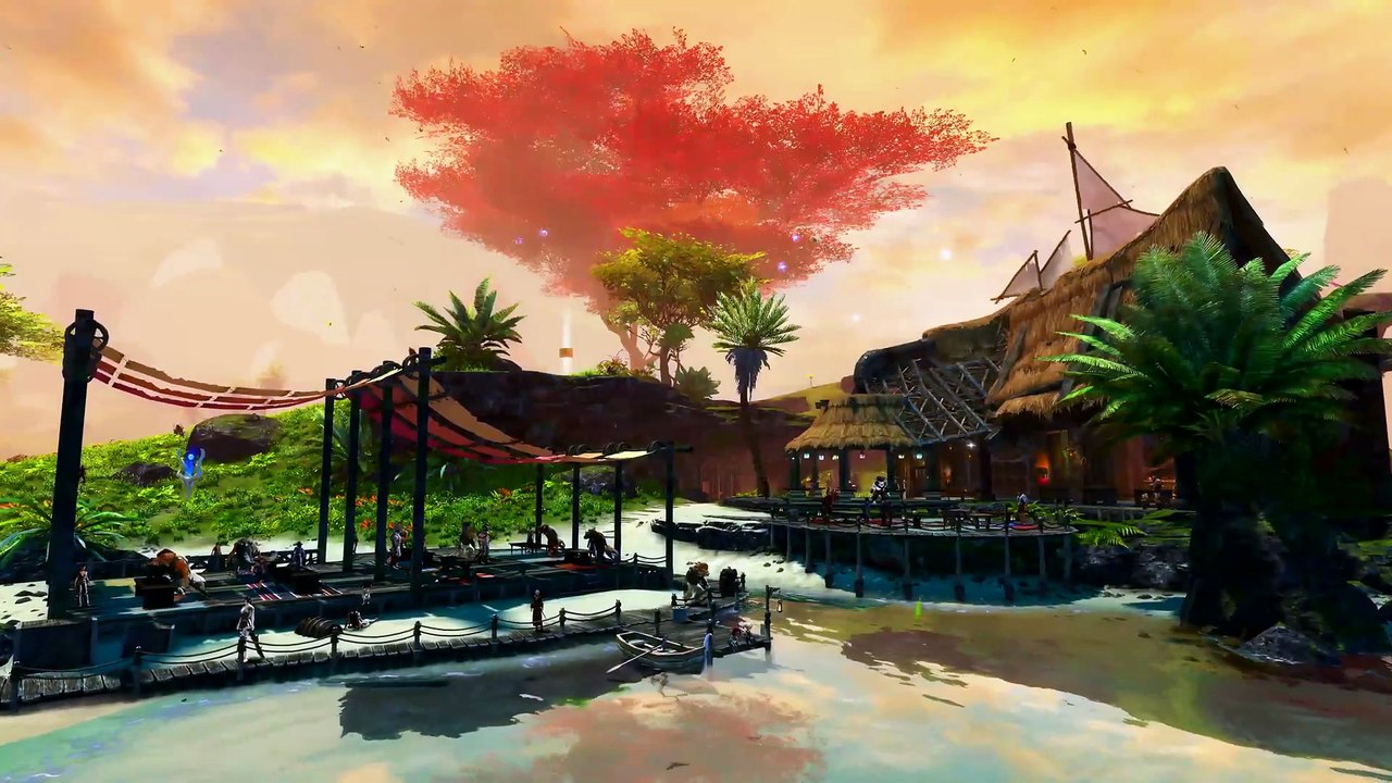 Guild Wars 2 zeigt die hübsche Strandregion der neuen Erweiterung Visions of Eternity