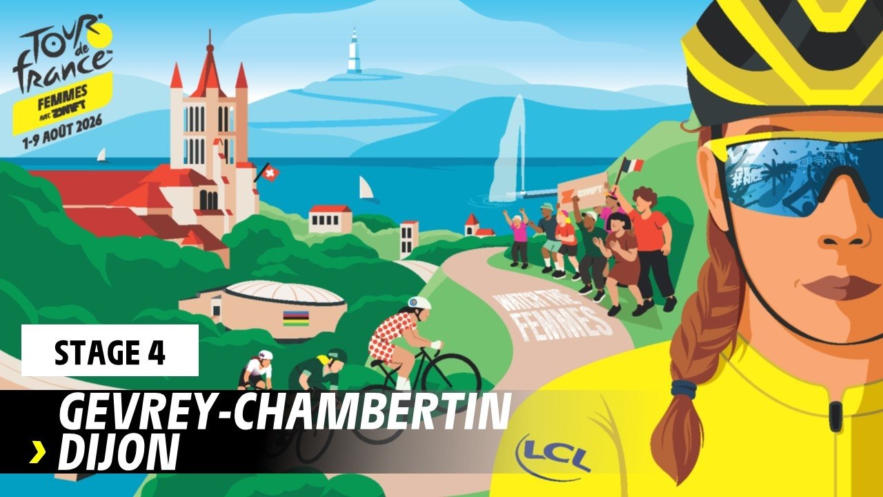 Discover the route of Stage 4 - Tour de France Femmes avec Zwift 2026