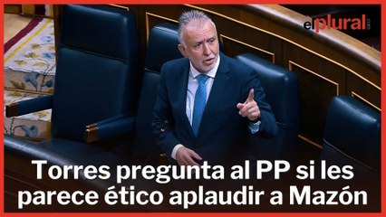 El ministro Torres pregunta al PP si les parece ético aplaudir a Mazón tras su gestión en la DANA