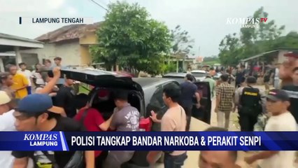 Polisi Tangkap Bandar Narkoba & Perakit Senpi