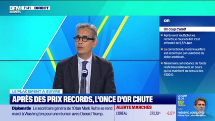 Le placement à suivre : Après des prix records, l'once d'or chute - 22/10