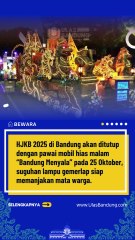 Pawai Malam Mobil Hias Bandung Menyala 25 Oktober