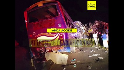 At least 46 dead after two buses collide on Uganda highway