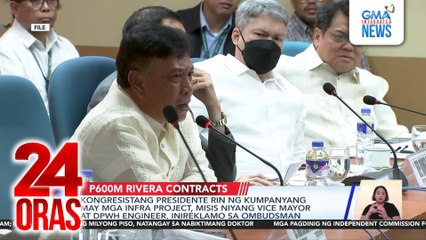 Kongresistang presidente rin ng kumpanyang may mga infra project, misis niyang vice mayor at DPWH engineer, inireklamo sa Ombudsman | 24 Oras