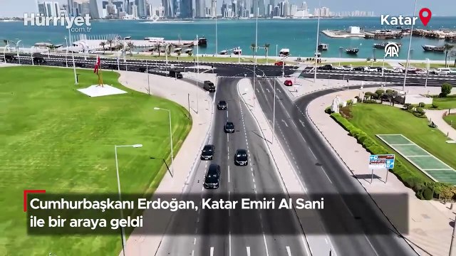 Cumhurbaşkanı Erdoğan, Katar Emiri Al Sani ile bir araya geldi