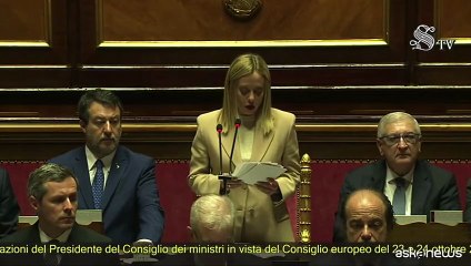 Meloni: sul Medioriente ci sarà un passaggio parlamentare
