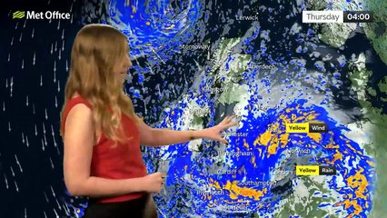 Met Office Wednesday Afternoon Weather Forecast 22/10/2025