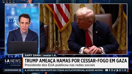 Samy Dana: Trump ameaça Hamas em meio à pressão sobre cessar-fogo em Gaza | IA NEWS