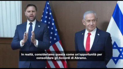 Vance: disarmare Hamas sarà un compito arduo