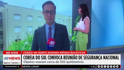 Coreia do Sul convoca reunião de emergência após mísseis da Coreia do Norte